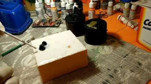 Создание снега на диораме / Making snow on a diorama