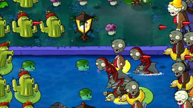 Plants vs. Zombies - HARD MODE (Крыша)