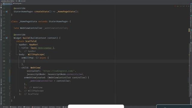 How to Handle Back Pressed in Flutter Webview | Back Button Pressed in Flutter Webview 2022