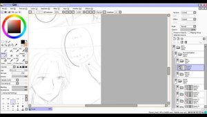 How to make a webtoon | with Paint tool SAI and PS