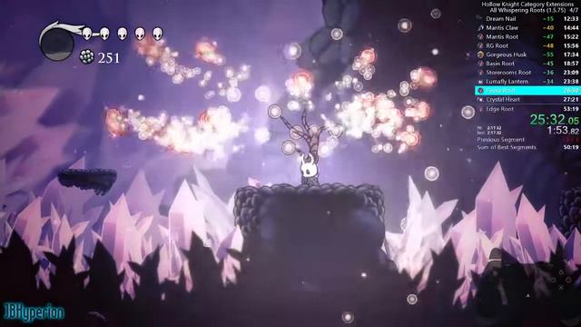 Hollow Knight All Whispering Roots (1.5.75) in 51:28 смотреть онлайн