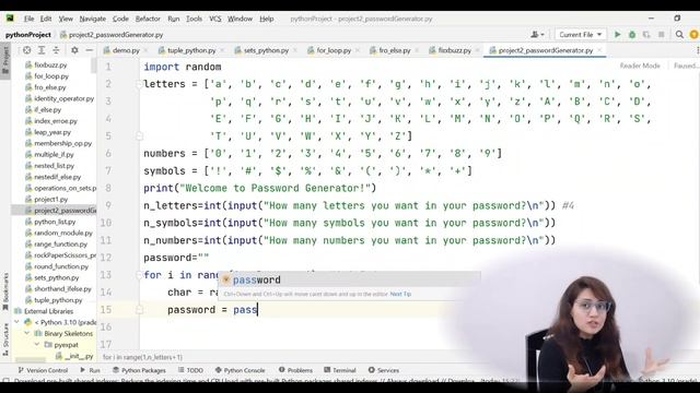 Python Project 2 | Password Generator in Python | Python for Beginners #lec49