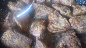 Жареная печёнка, очень мягкая и сочная.