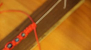 Как закончить плетение браслета шамбала. Урок 2.