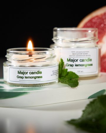 Major candle Grap lemongrass