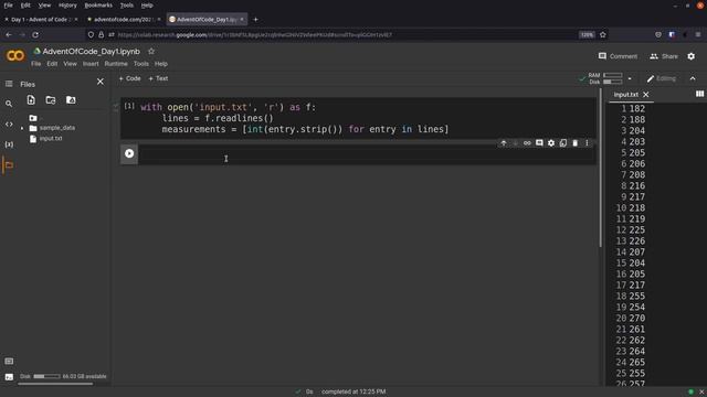 ASMR Coding: Solving Python Puzzles (Advent of Code 21 - Day  1)