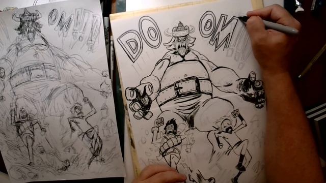 VIDBITS #11 ROUGH Illustration with Pencil & Ink смотреть онлайн