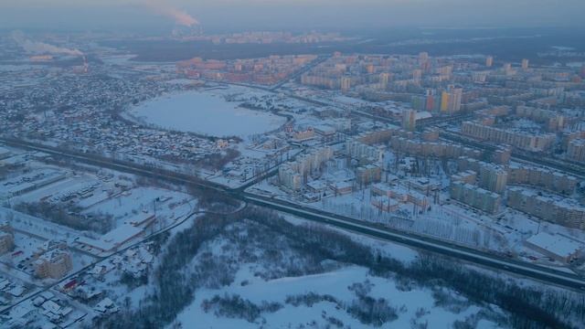 Уфа с высоты 400 метров // Планета, Энтузиастов, Сипайлово, Российская, Комсомольская, закат в Уфе смотреть онлайн