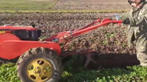 Оборотний плуг ПЦ 1-18 на мотоблоці Заря