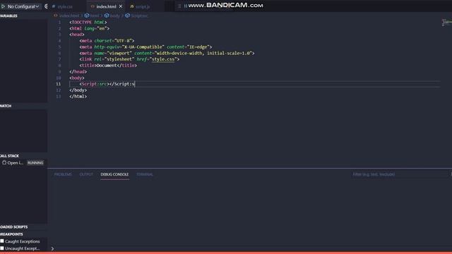 Подключение html в css и js