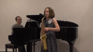 Пахомова Злата 10 лет Саксофон.  Класс преподавателя Пономаренко Дмитрия Михайловича