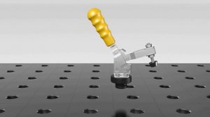 Сборочно-монтажный стол, применение зажима.