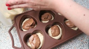 КЕКСЫ Зебра на СМЕТАНЕ Очень вкусные