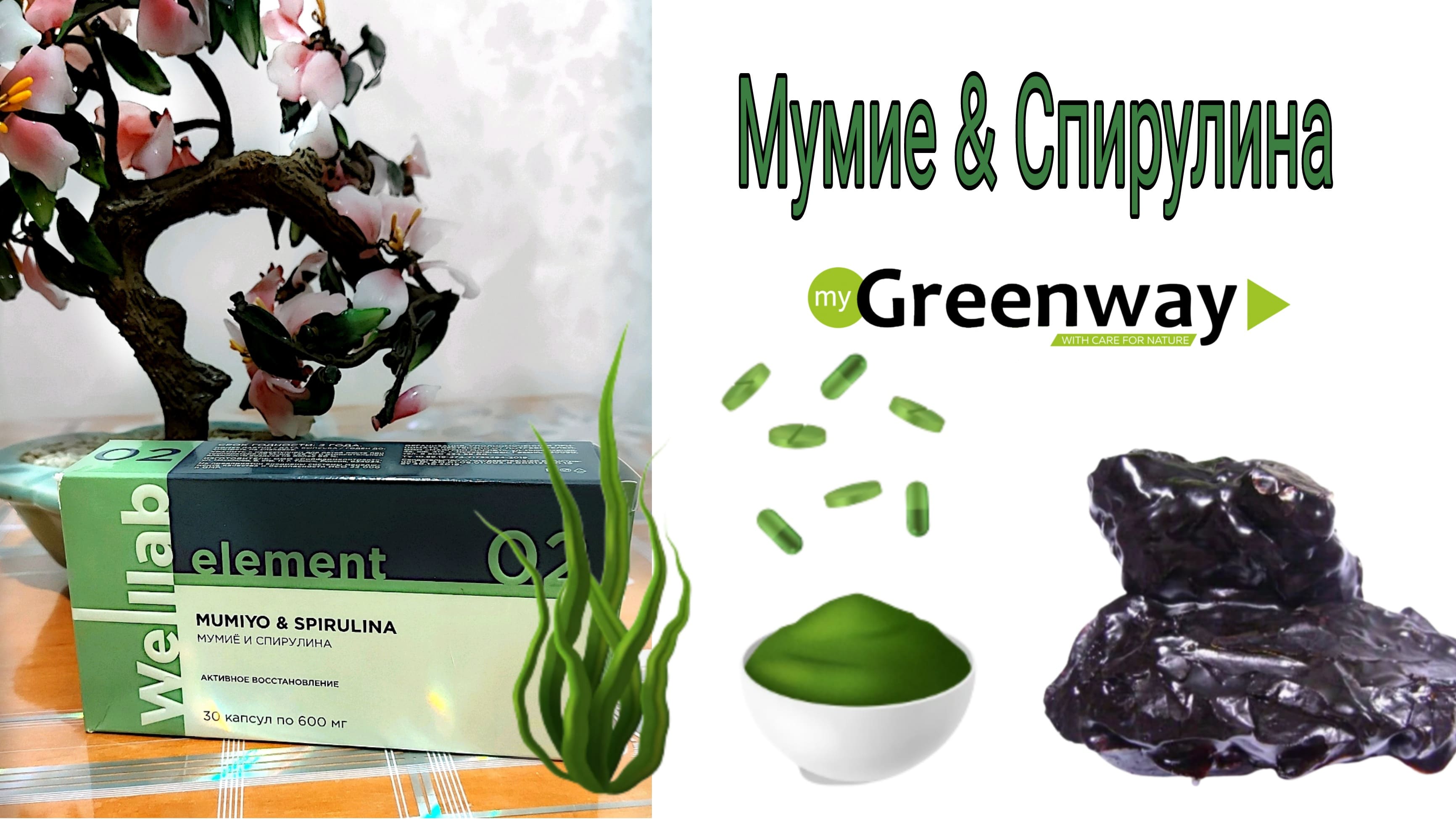 МУМИЕ и СПИРУЛИНА Гринвей. GREENWAY.mp4