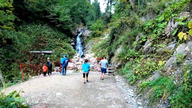 #КРАСНАЯ ПОЛЯНА осенью  #РОЗА ХУТОР / САМЫЙ ВЫСОКИЙ ВОДОПАД В СОЧИ!!! Парк Водопадов "МЕНДЕЛИХА"