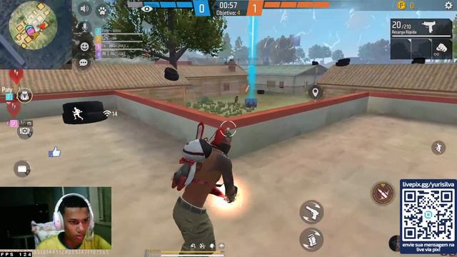 🔥 FREE FIRE AO VIVO 🔥 RUMO AO TOP GLOBAL ? 🔥 CHAT LÁ NO TKK FAMILIA 🔥 смотреть онлайн