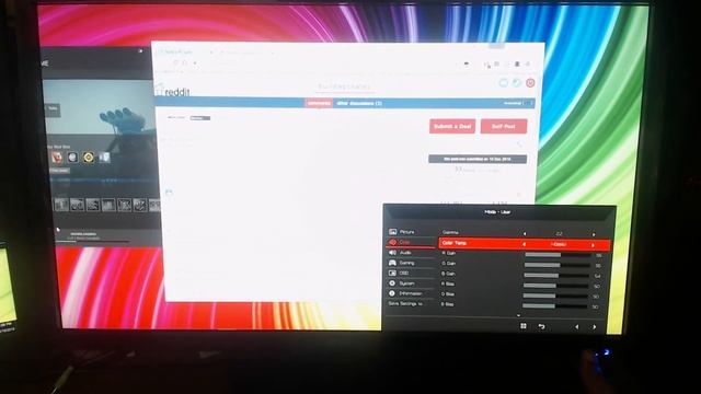 ACER KG240A 144hz Freesync Monitor - OSD Menus - Black Boost смотреть онлайн