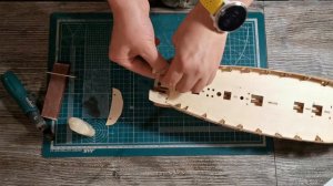 Бриг Меркурий. Сборка шаг за шагом. Корма