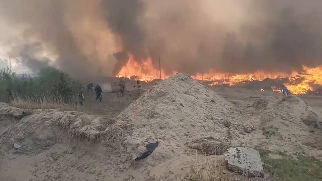 Военные помогают тушить пожары в Тюменской области смотреть онлайн