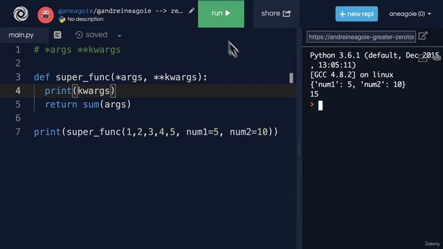 *New* Python Full Course 2023 - Args and Kwargs in Python 2023