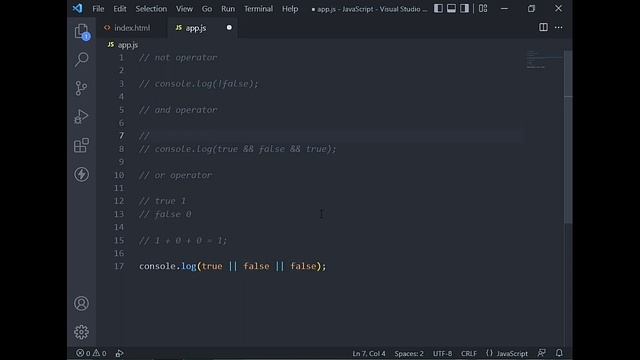 Logical Operators in JavaScript | AND, OR and NOT operators | JavaScript Complete Course