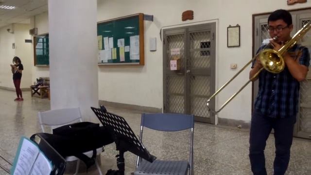 Bolero trombone solo with students смотреть онлайн