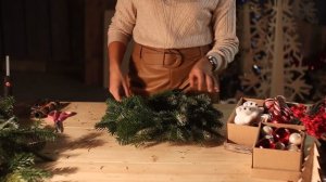 Как сделать новогодний венок своими руками