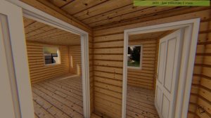 Проект индивидуального жилого дома D035 - 10000х9500 (Project of an individual residential building)