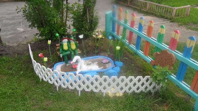 Оформление участка детского сада смотреть онлайн