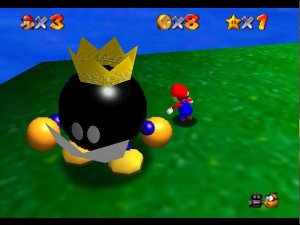 Прохождения игры Mario 64 Старая графика