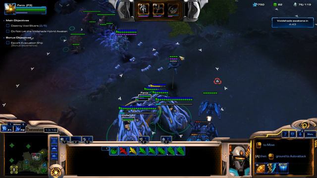 StarCraft 2: Scythe of Amon, Brutal, Level 90 Fenix Walk-through (Carriers,Scouts,Legionnaires) смотреть онлайн