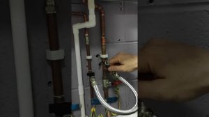 How to top up the pressure on a Ferroli boiler with external filling loop