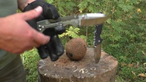 Cold Steel AD-15 SCORPION LOCK vs AD-10 TRI-AD LOCK. Open Air.