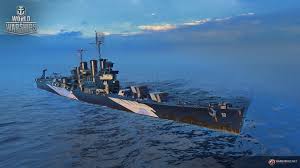 Мир кораблей. Картонный Америкаский крейсер HELENA бой на локации Соседи