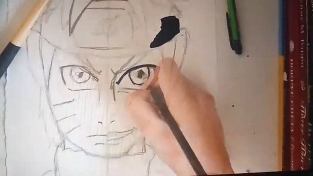 Как нарисовать Наруто из манги НАРУТО. смотреть онлайн