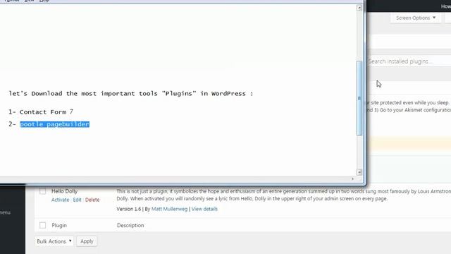 How To install Most Important Plugins In WordPress ? смотреть онлайн