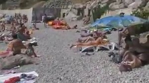 Форос. Зелёный центральный пляж Фороса