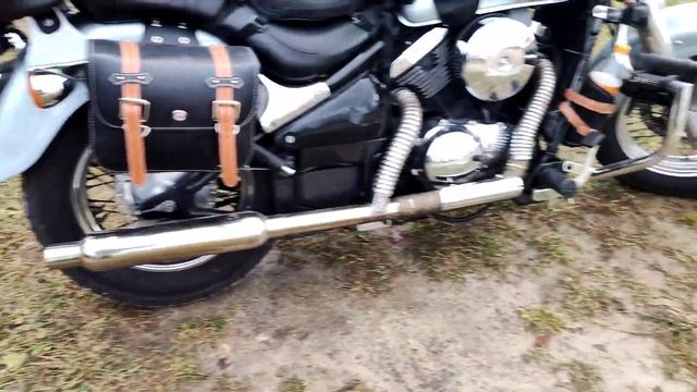 #Kawasakivulcan classic 400 для высокого мотоциклиста 190 см. Звук выхлопа и немного про мотоцикл. смотреть онлайн