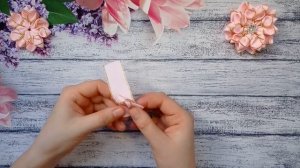 БАНТИКИ ЦВЕТОЧКИ ИЗ РЕПСОВОЙ ЛЕНТЫ 2,5СМ! БАНТИКИ НА КОСИЧКИ! КАНЗАШИ / МАСТЕР КЛАСС ? RIBBON BOWS