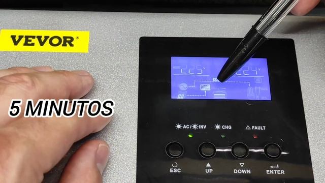 #VEVOR INVERSOR HÍBRIDO 24V /2400W #voltronic #axpert #easunpower #powland #fotovoltaica #mustsolar смотреть онлайн