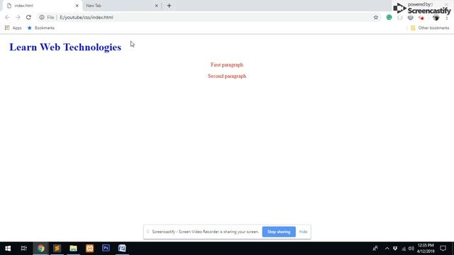 CSS Tutorial for Beginners Part 3 - CSS Selectors (Element, ID Selector) | Learn Web Technologies