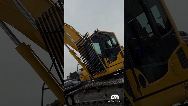 Защита лобового стекла экскаватора Komatsu pc220