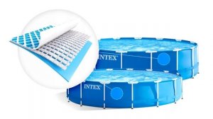 Каркасный бассейн INTEX круглый Metal Frame 457х122 см 28236