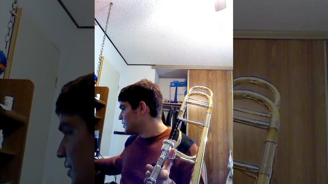 How to Play Timber Harmonica Solo on Trombone смотреть онлайн