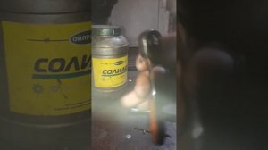 ремонт флажка маленькой трещетки , с электорода 4мм