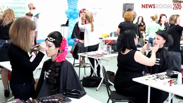 XI Открытый региональный чемпионат по креативному визажу прошел в Нижнем Новгороде смотреть онлайн