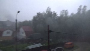 Смоленск. Шторм. Ураган. Гроза. Ливень. Гром и молния. 29.07.2017. Ураган.