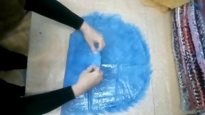 МК по валянию шапки-ушанки. День первый