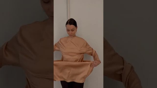 Рубашку oversize переделываю в элегантную блузу