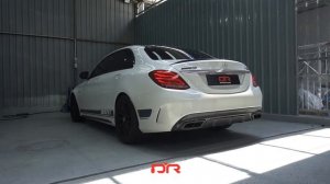 MERCEDES AMG C63S W205 AKRAPOVIC EXHAUST | DECAT STAGE 2 INSANE LOUD